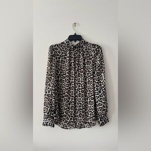 H&M Animal Print Blouse